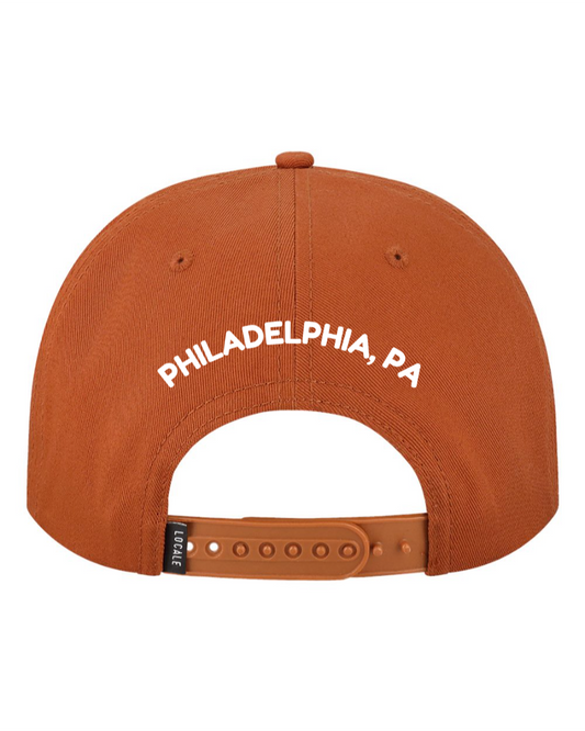 Get Hooked: Fishtown Books Orange Five-Panel Rope Cap